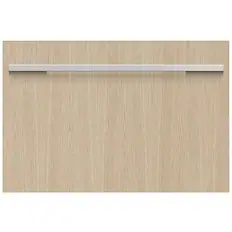 Front. Fisher & Paykel - 24" Top Control Built-In Dishwasher - Custom Panel Ready.