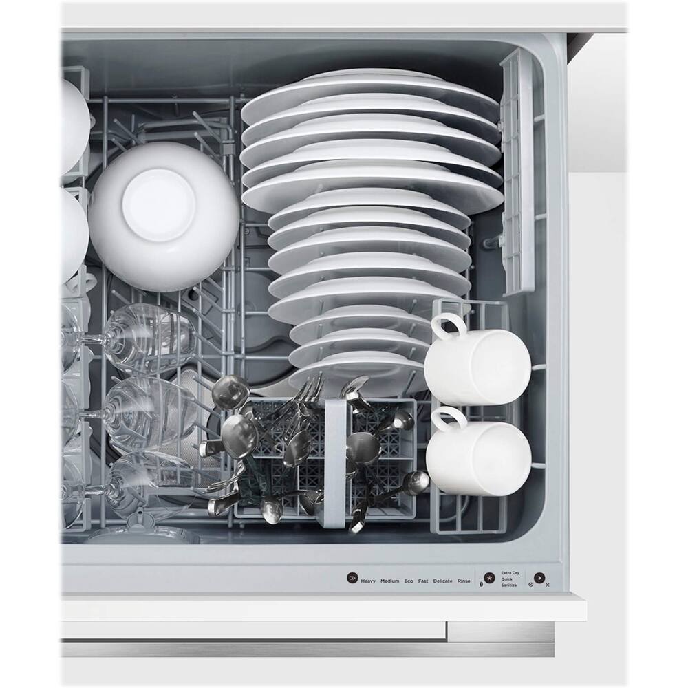 Alt View 13. Fisher & Paykel - 24" Top Control Built-In Dishwasher - Custom Panel Ready.