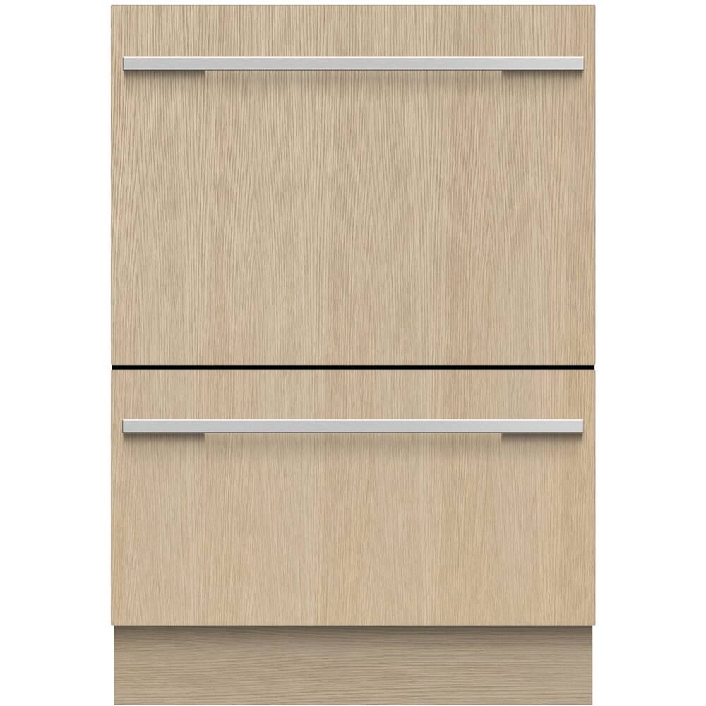 Front. Fisher & Paykel - 24" Top Control Built-In Dishwasher - Custom Panel Ready.
