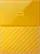 Front. WD - My Passport 2TB External USB 3.0 Portable Hard Drive with Hardware Encryption - Yellow.