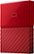 Left Zoom. WD - My Passport 2TB External USB 3.0 Portable Hard Drive with Hardware Encryption - Red.