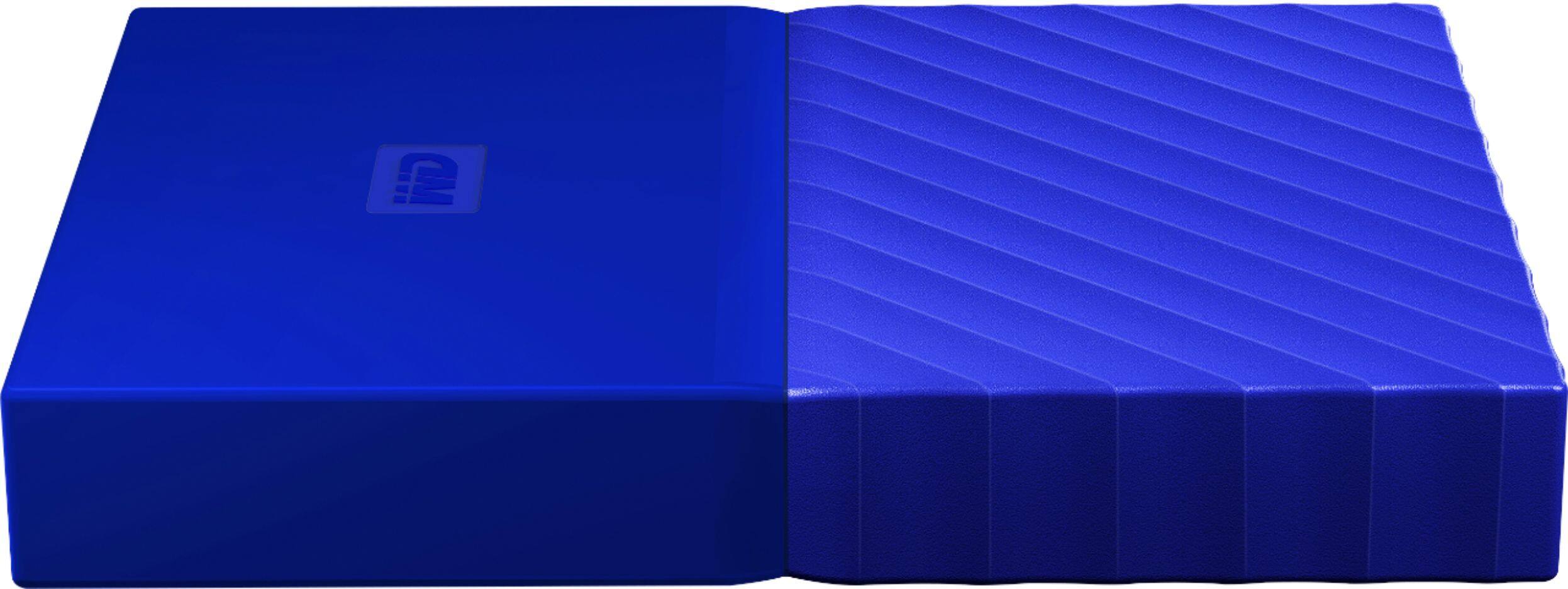 Alt View 13. WD - My Passport 2TB External USB 3.0 Portable Hard Drive with Hardware Encryption - Blue.