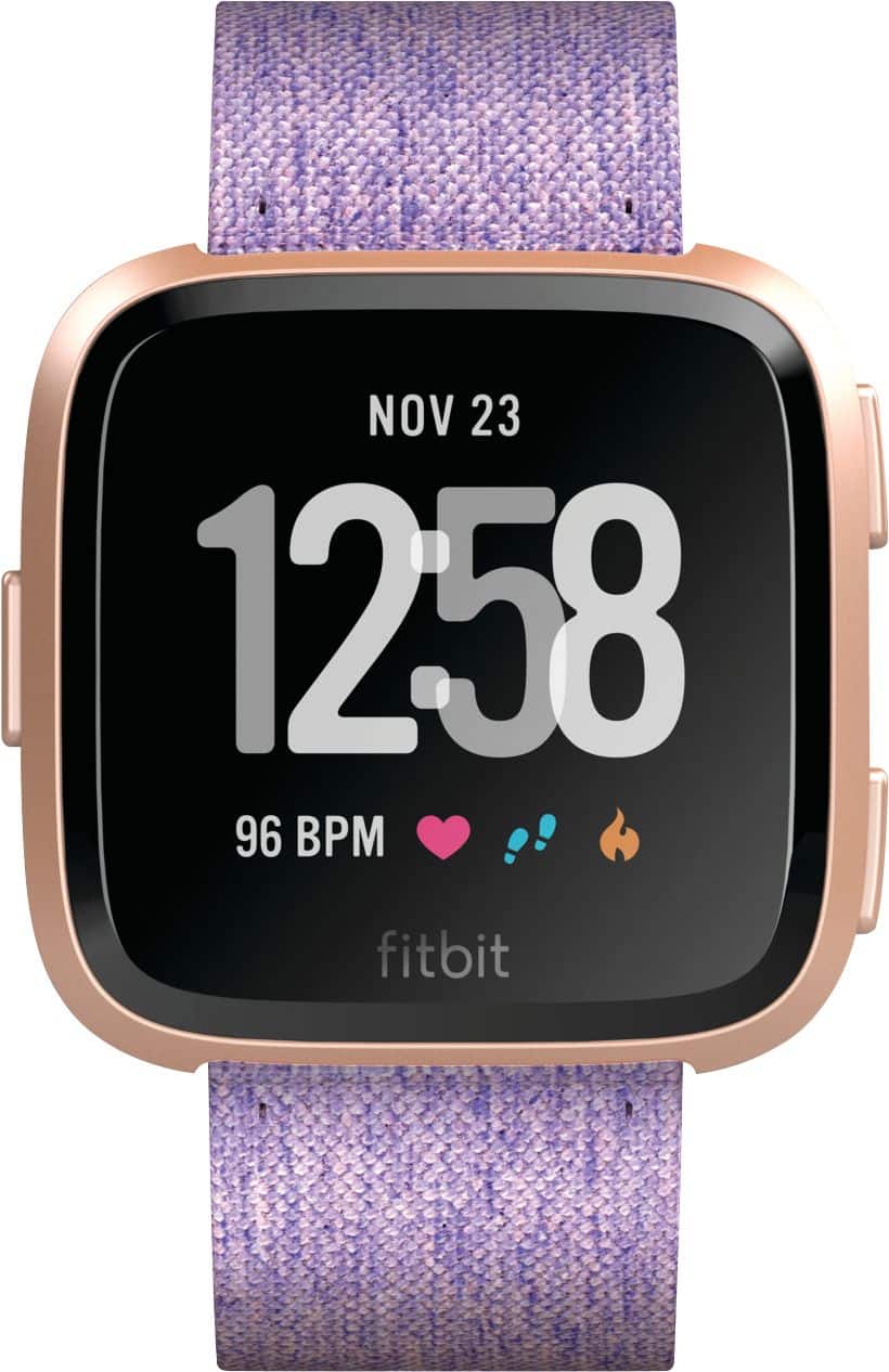 Front. Fitbit - Versa Special Edition - Lavender Rose Gold.