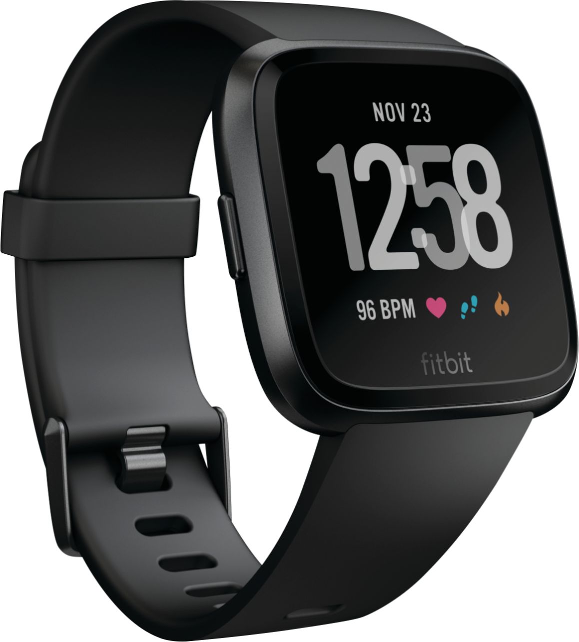 Questions and Answers: Fitbit Versa Smartwatch Black FB504GMBK - Best Buy