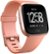 Angle Zoom. Fitbit - Versa Smartwatch - Peach/Rose Gold.