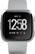 Front. Fitbit - Versa Smartwatch - Gray/Silver.