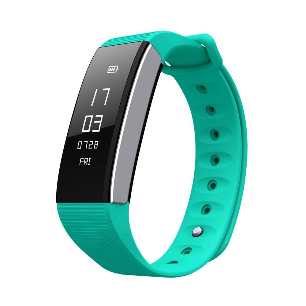 Front. Le Pan - C9 Activity Tracker + Heart Rate - Teal.