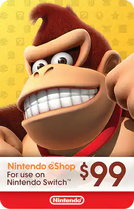 Front. Nintendo - eShop $99 Gift Card.