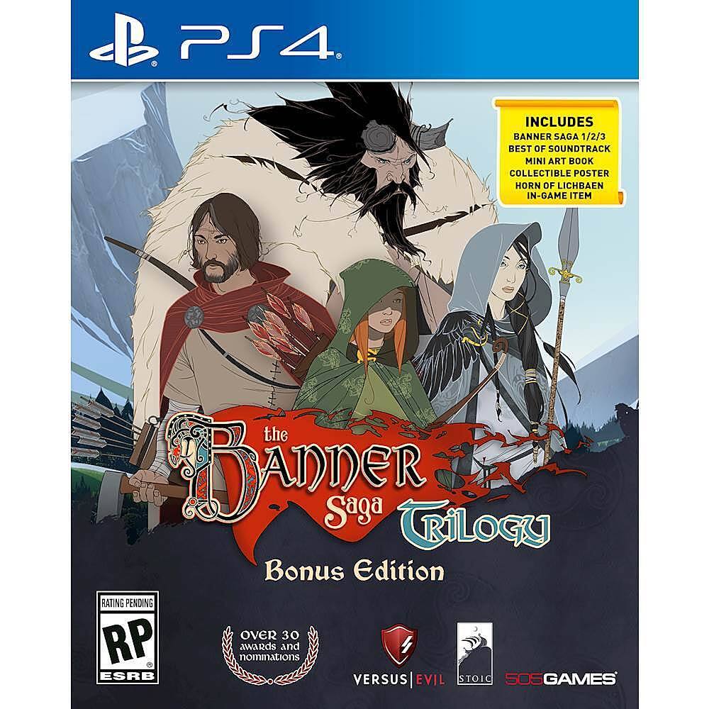 Front. Versus Evil - The Banner Saga Trilogy. - T (Teen 13+)