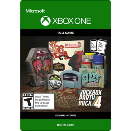 Front. Jackbox Games - The Jackbox Party Pack 4. - T (Teen 13+)