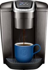 Front. Keurig - K-Elite Single-Serve K-Cup Pod Coffee Maker - Brushed Slate.