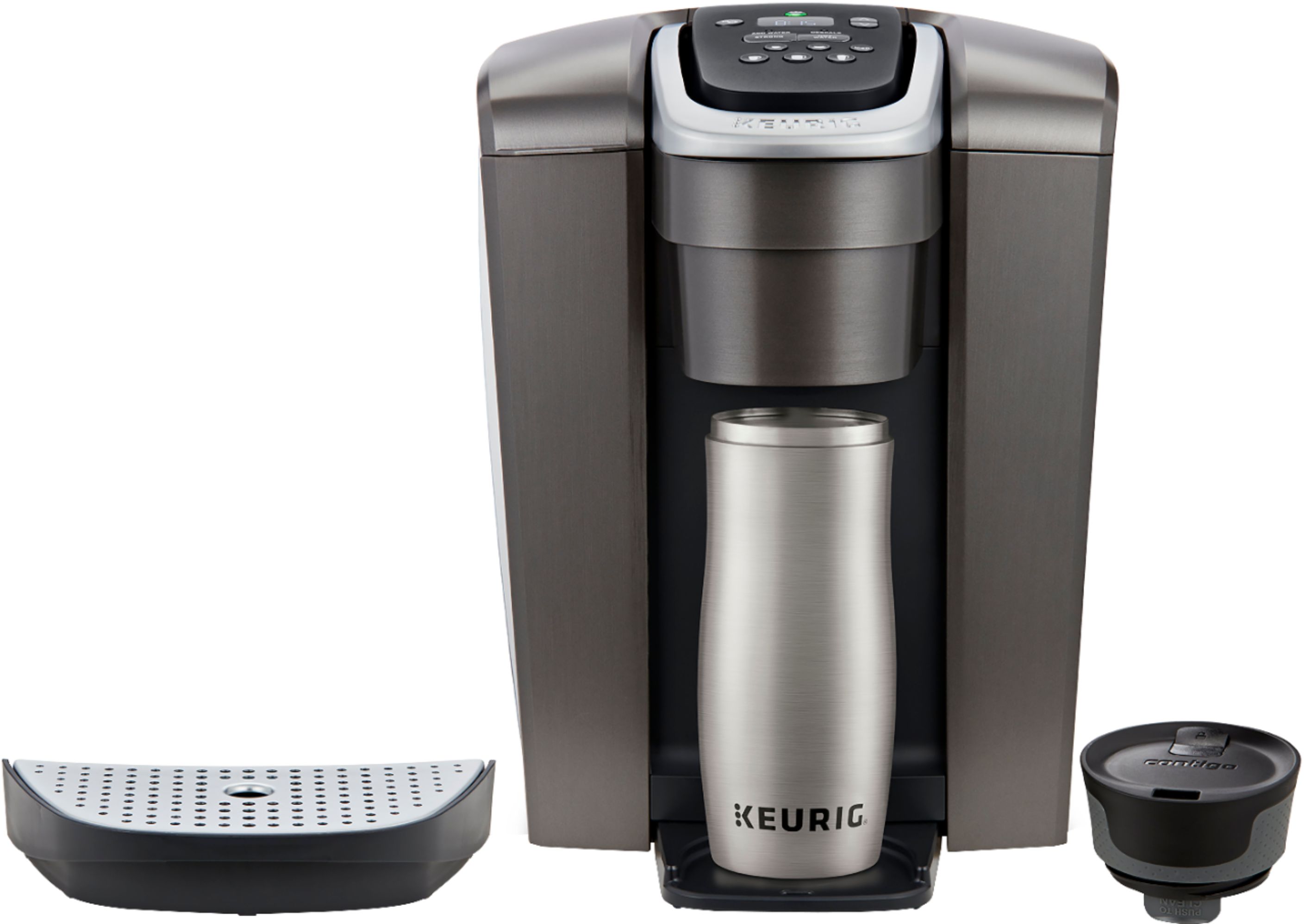 With Iced Coffee Capability Brushed Gold Renewed Keurig K-Elite Coffee Maker Single Serve K-Cup Pod Coffee Brewer 