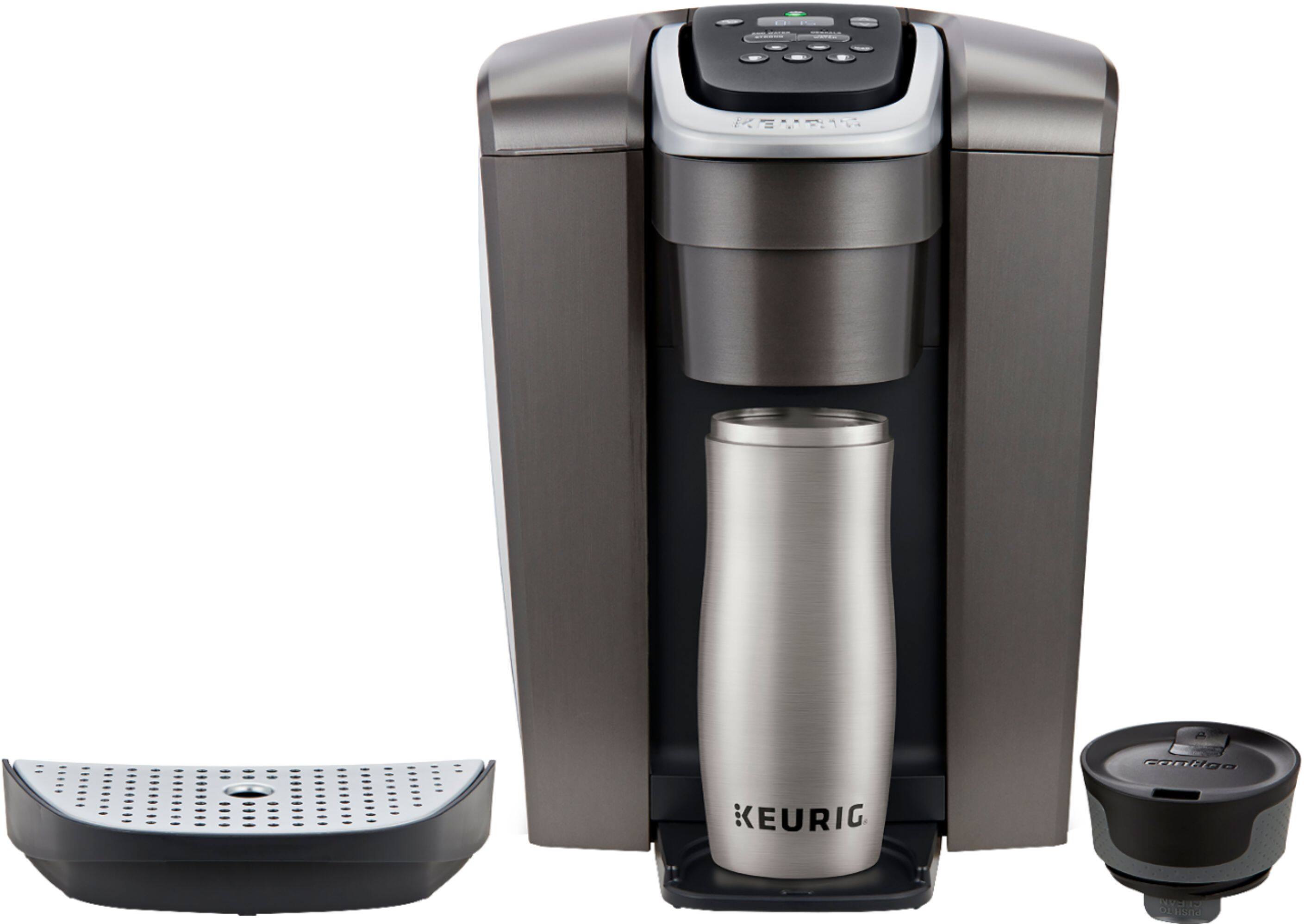Alt View 13. Keurig - K-Elite Single-Serve K-Cup Pod Coffee Maker - Brushed Slate.