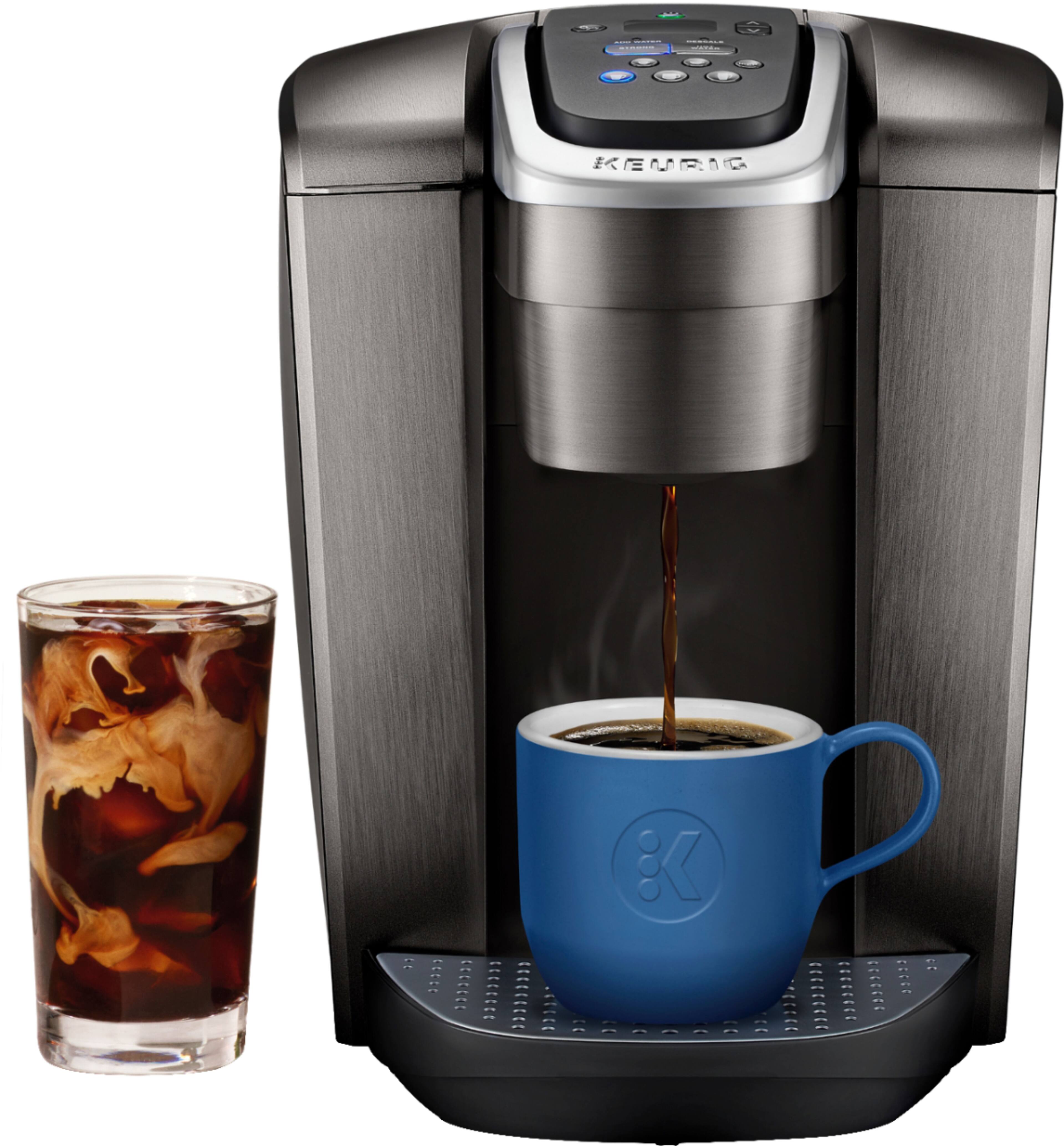 Alt View 15. Keurig - K-Elite Single-Serve K-Cup Pod Coffee Maker - Brushed Slate.