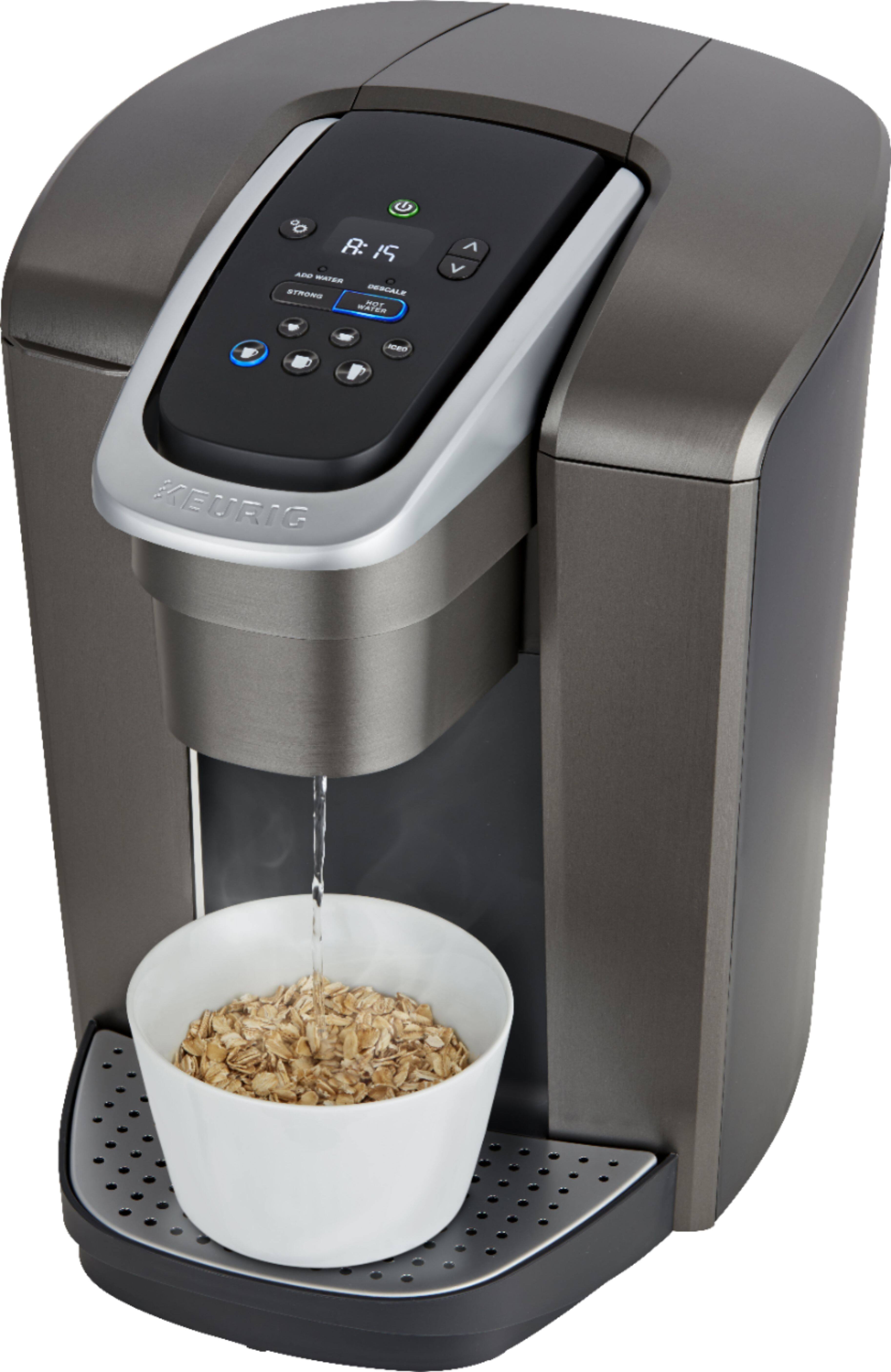 Alt View 16. Keurig - K-Elite Single-Serve K-Cup Pod Coffee Maker - Brushed Slate.