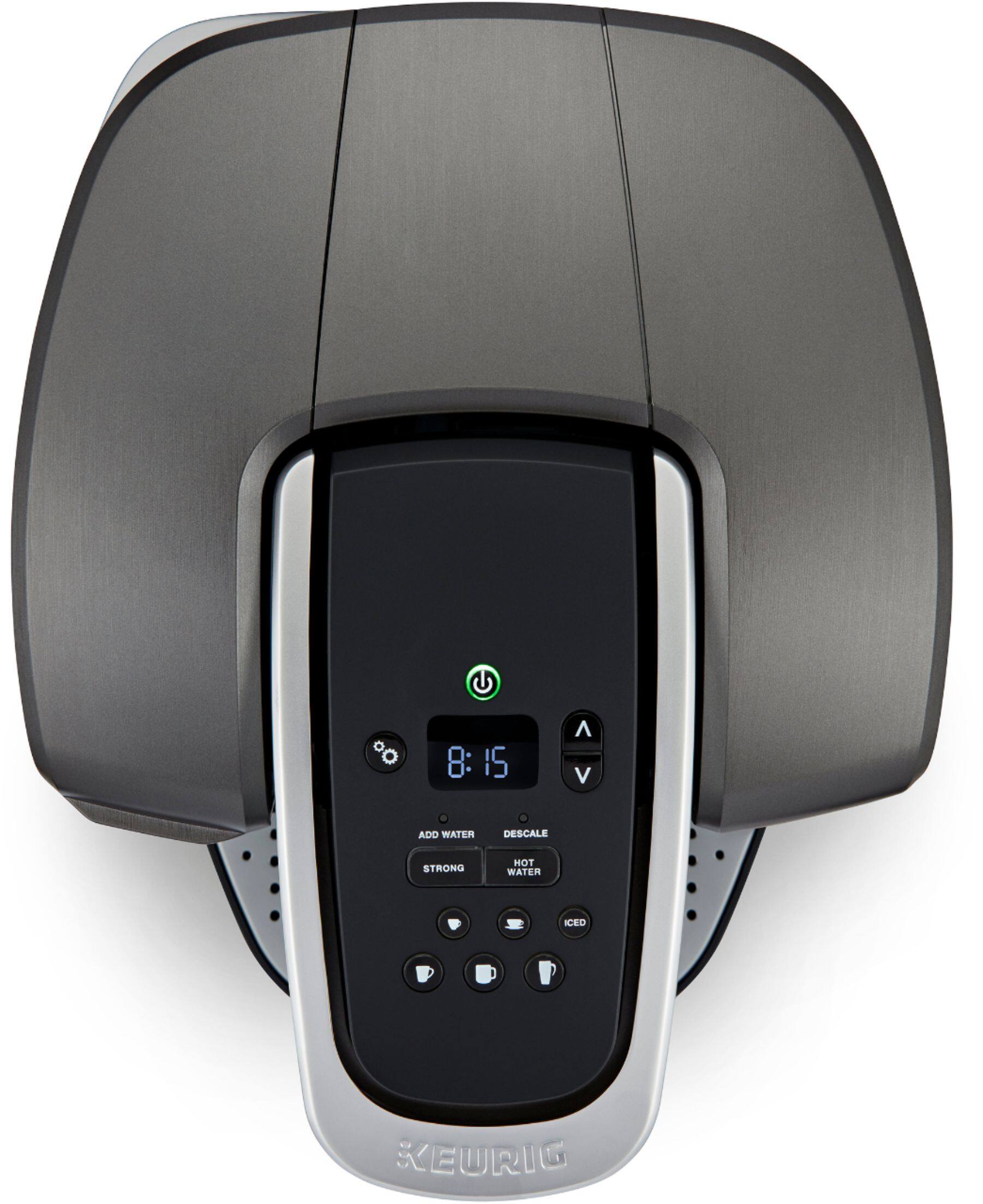 Alt View 1. Keurig - K-Elite Single-Serve K-Cup Pod Coffee Maker - Brushed Slate.
