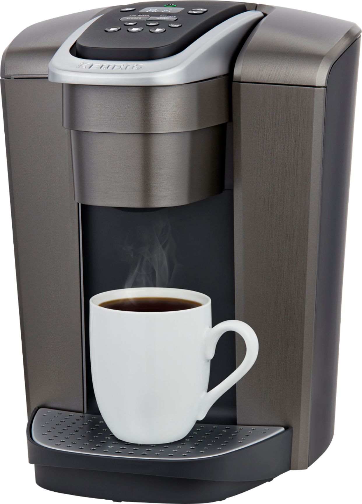Elite Gourmet Single Serve Personal Coffee Maker with Stainless Steel Travel  Mug Black EHC111A - Best Buy