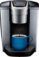 Keurig - K-Elite Single Serve K-Cup Pod Coffee Maker - Brushed Silver - Angle_Zoom
