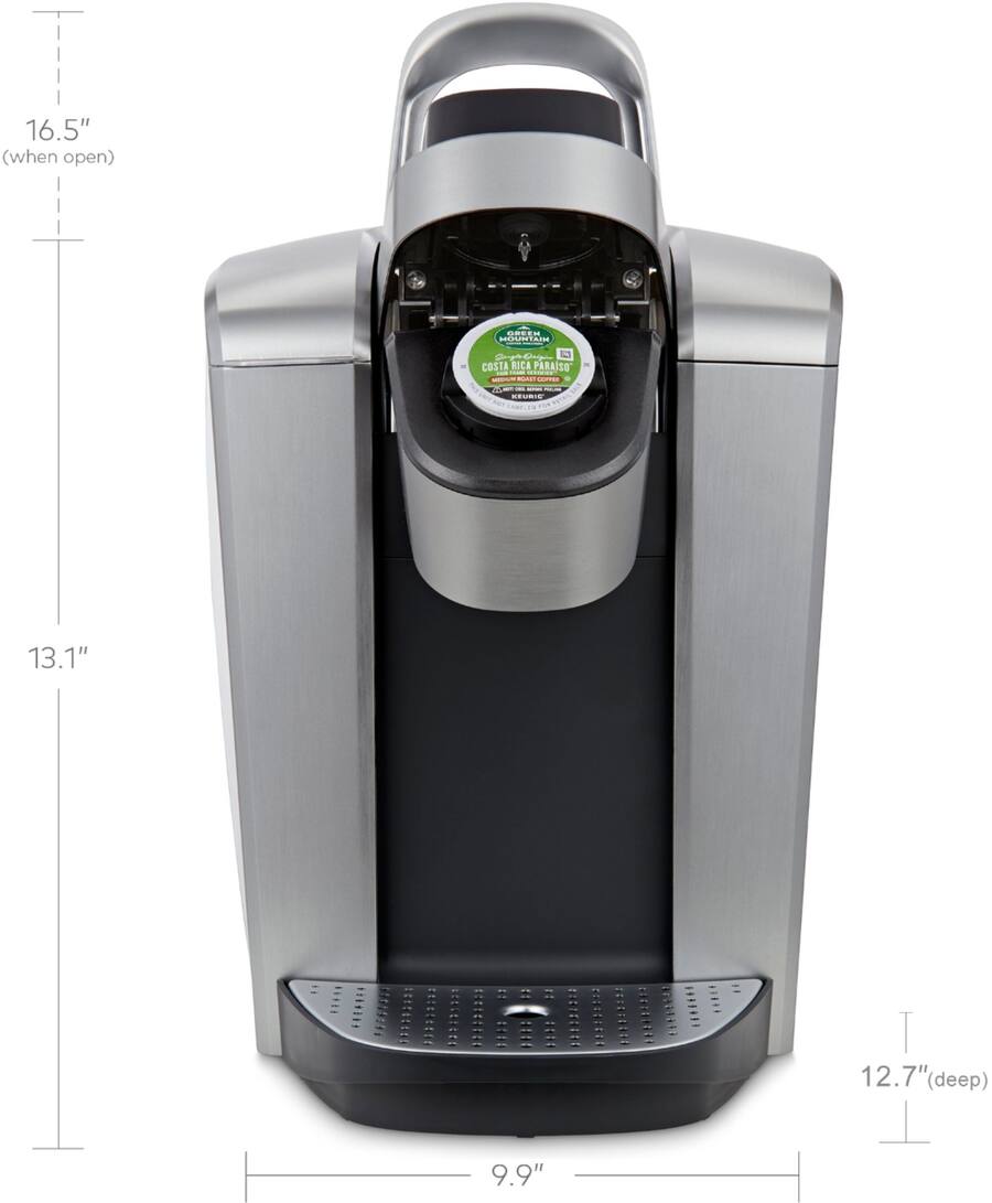 Brushed silver keurig sale