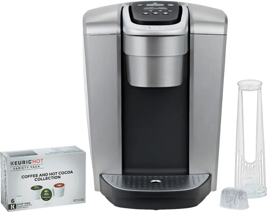 Alt View 14. Keurig - K-Elite Single Serve K-Cup Pod Coffee Maker - Brushed Silver.