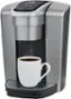 Left. Keurig - K-Elite Single Serve K-Cup Pod Coffee Maker - Brushed Silver.