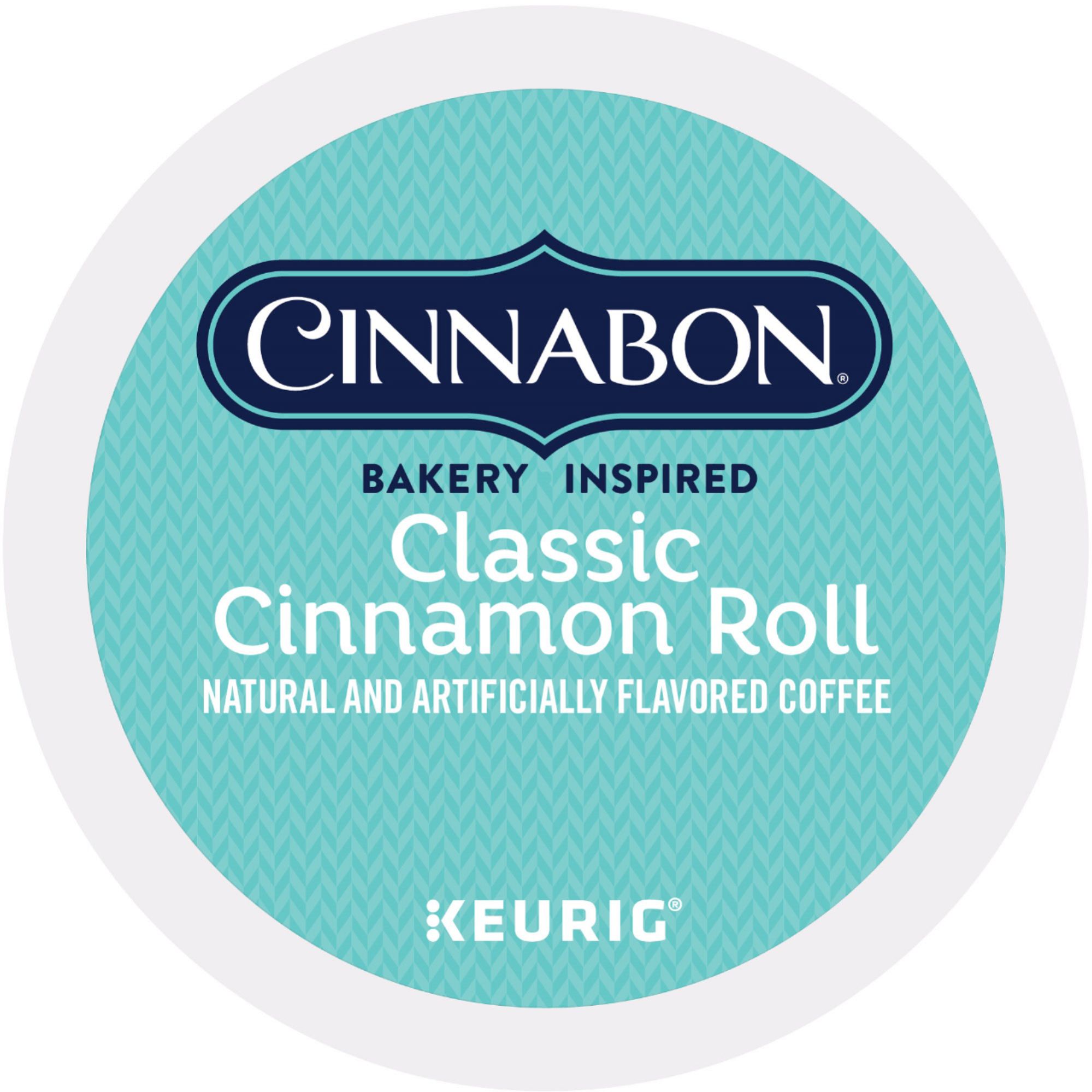 Angle View: Cinnabon - Classic Cinnamon Roll K-Cup Pods (48-Pack)