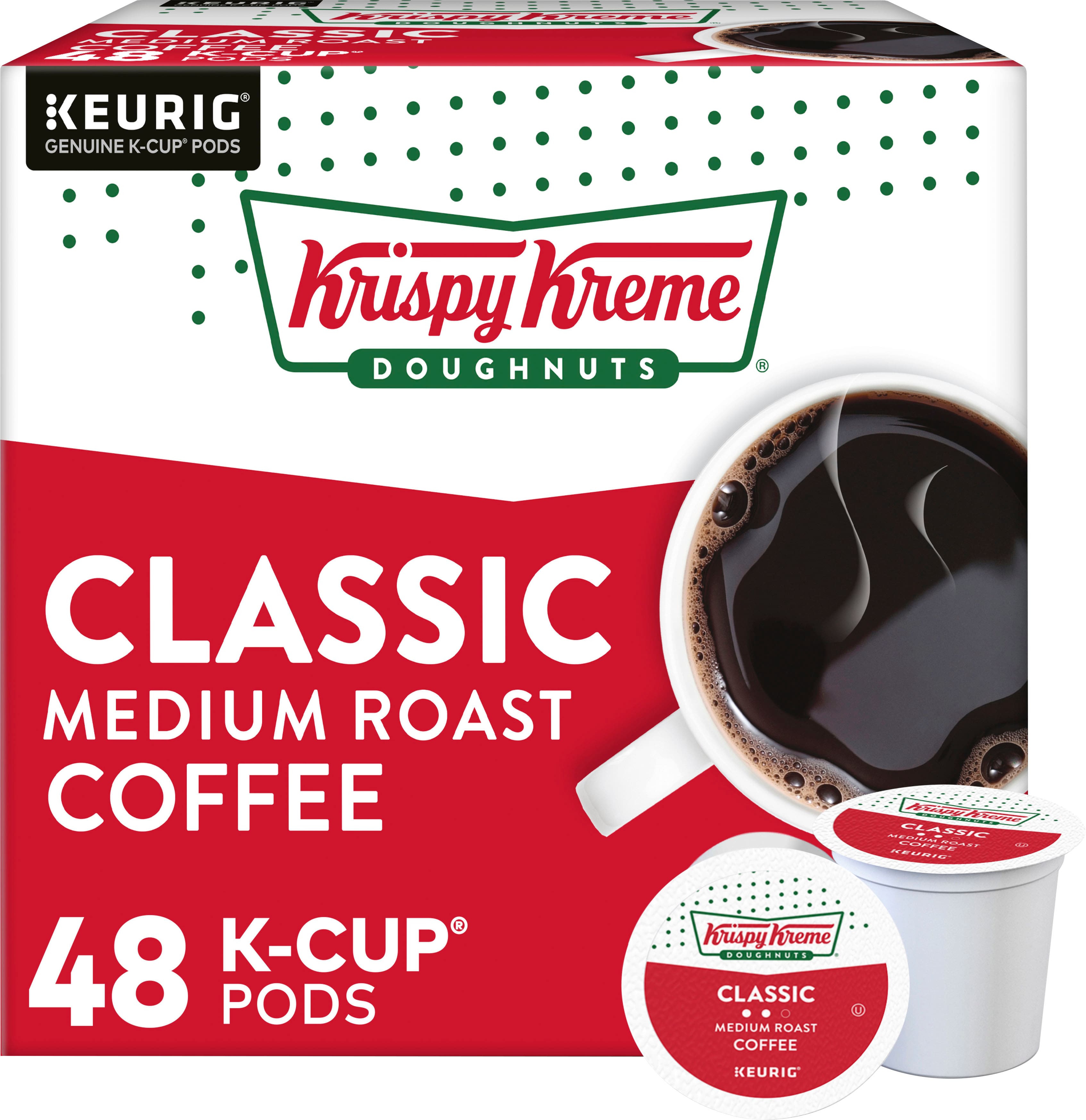 Front. Krispy Kreme - Classic - Medium Roast K-Cup Pods (48-Pack).