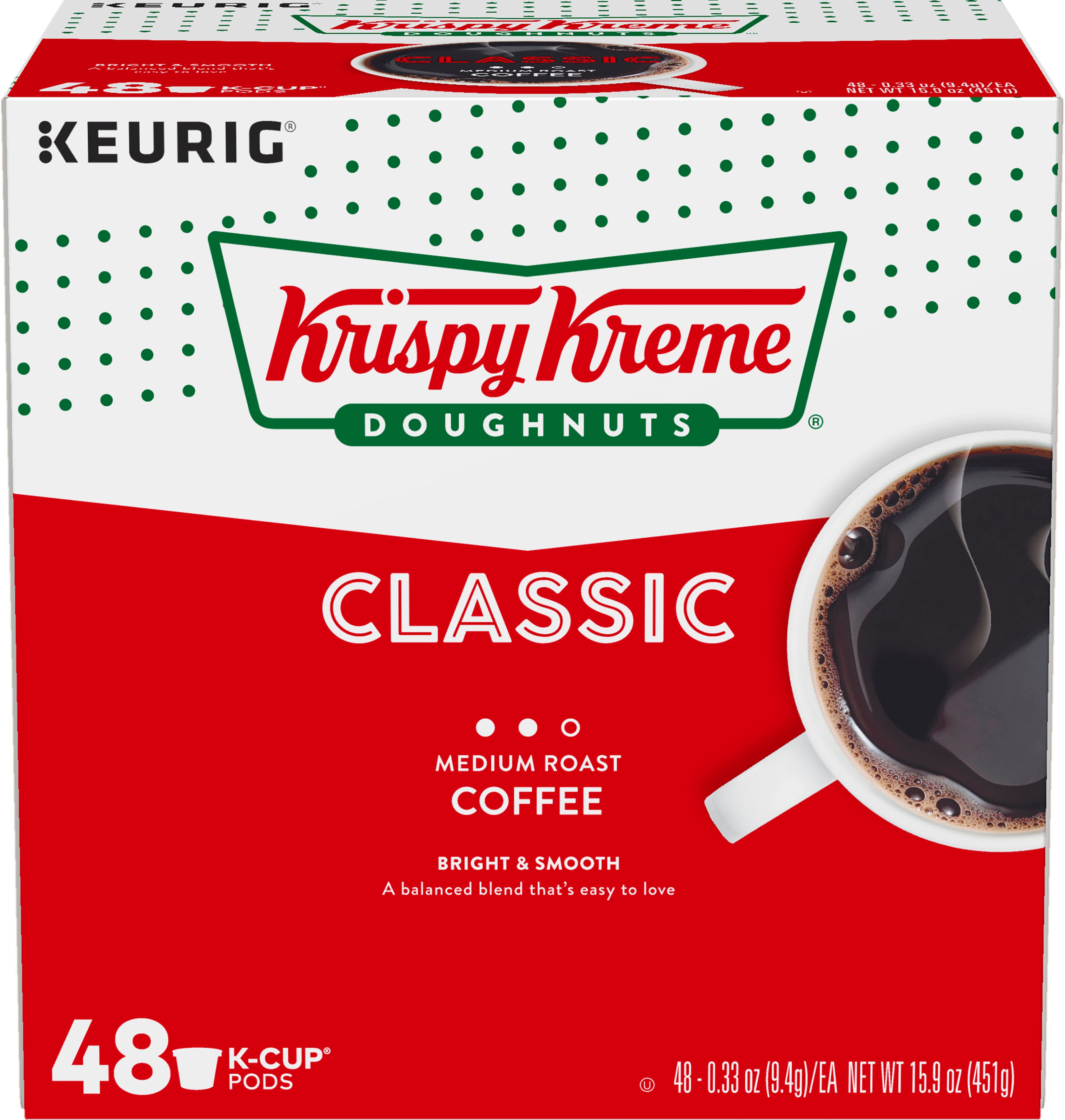 Alt View 17. Krispy Kreme - Classic - Medium Roast K-Cup Pods (48-Pack).