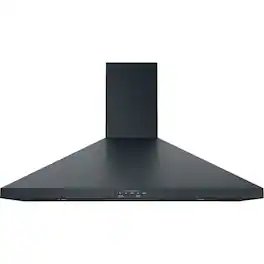 GE - 36 inches - Convertible - Wall Range Hood - Black Slate