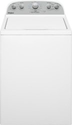 Whirlpool - 3.8 Cu. Ft. High Efficiency Top Load Washer with 360 Wash Agitator - White - Front_Zoom