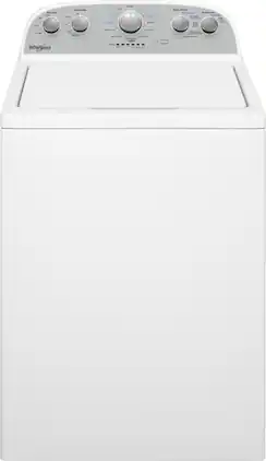 Whirlpool - 3.8 Cu. Ft. High Efficiency Top Load Washer with 360 Wash Agitator - White