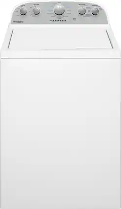 Front. Whirlpool - 3.8 Cu. Ft. High Efficiency Top Load Washer with 360 Wash Agitator - White.