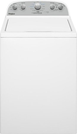 Whirlpool - 3.8 Cu. Ft. Top Load Washer with Dual-Action PowerWash Agitator - White