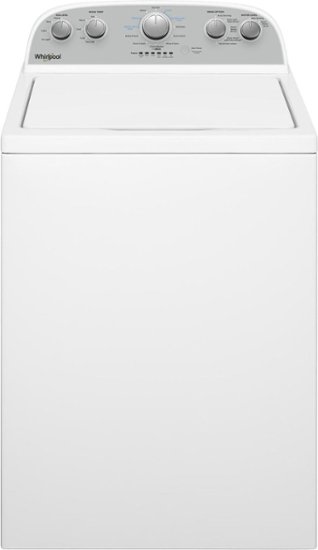 Package – Whirlpool – 3.8 Cu. Ft. High Efficiency Top Load Washer with 360 Wash Agitator and 7 Cu. Ft. Gas Dryer with AutoDry Drying System – White