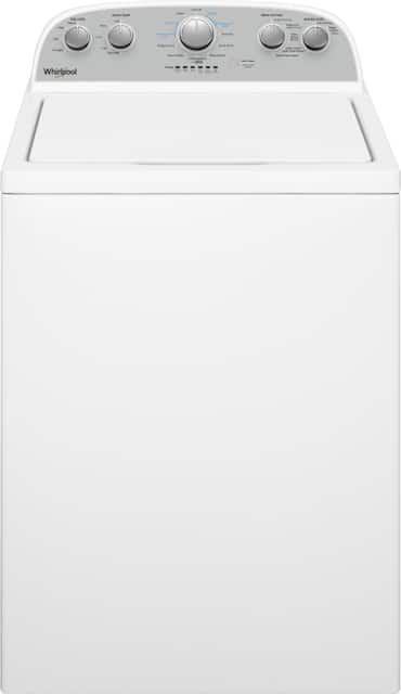 Skriv en rapport Muldyr repræsentant Whirlpool 3.8 Cu. Ft. High Efficiency Top Load Washer with 360 Wash  Agitator White WTW4955HW - Best Buy