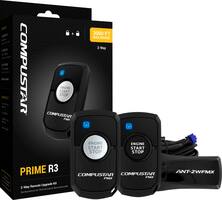 Compustar - PRIME R3 (2-Way) Remote Kit - Black - Front_Zoom