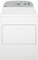 Whirlpool - 7 Cu. Ft. Gas Dryer with AutoDry Drying System - White - Front_Zoom