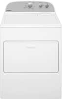 Whirlpool - 7 Cu. Ft. Gas Dryer with AutoDry Drying System - White - Front_Zoom