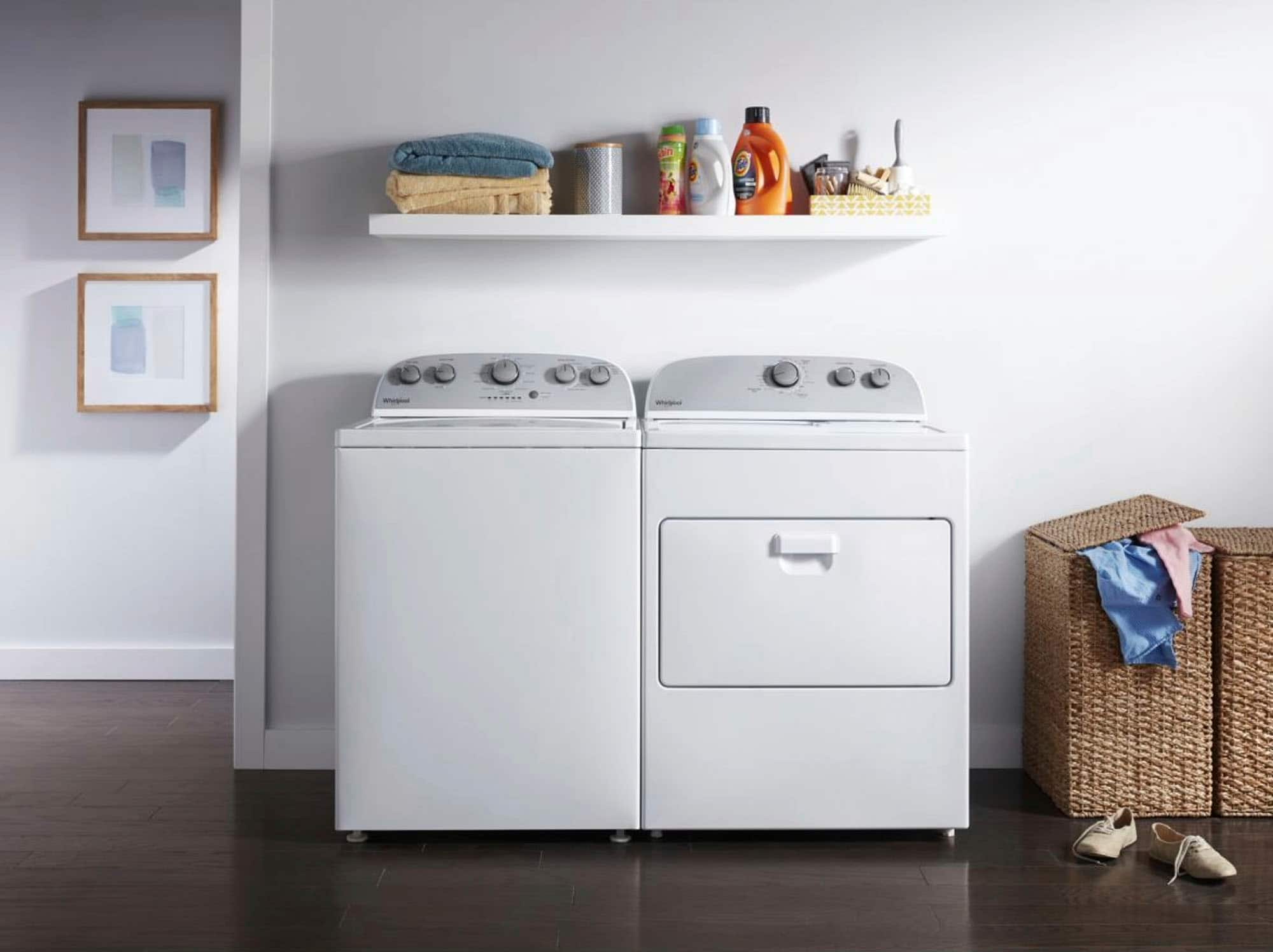 Alt View 18. Whirlpool - 7 Cu. Ft. Gas Dryer with AutoDry Drying System - White.