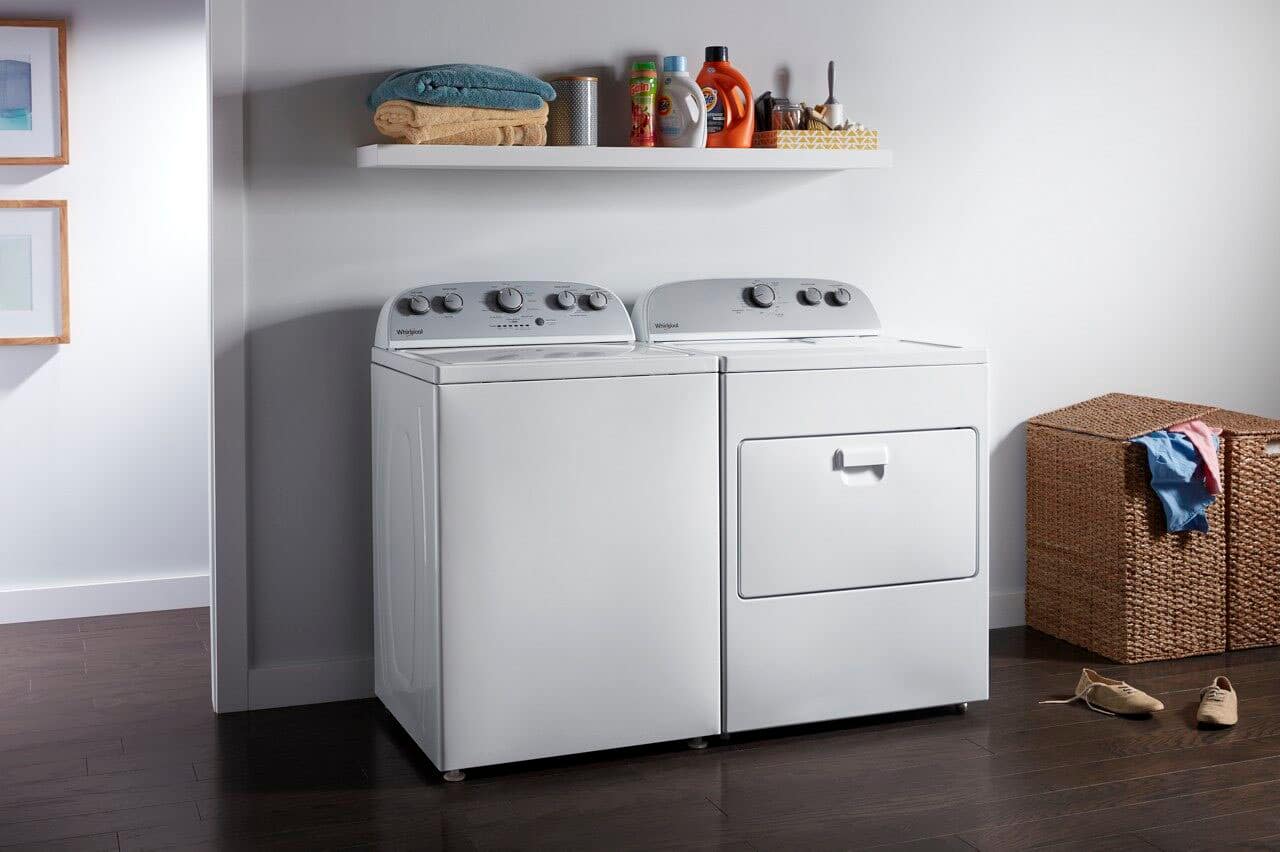 Alt View 23. Whirlpool - 7 Cu. Ft. Gas Dryer with AutoDry Drying System - White.