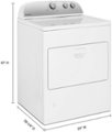 Alt View Zoom 2. Whirlpool - 7 Cu. Ft. Gas Dryer with AutoDry Drying System - White.