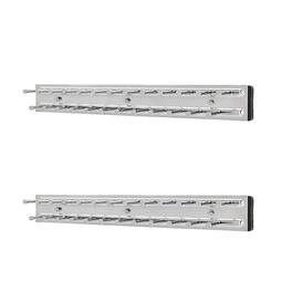 Rev-A-Shelf - TRC-14CR 14-Inch Side Mount Extending Tie Rack, (2 Pack) - Chrome