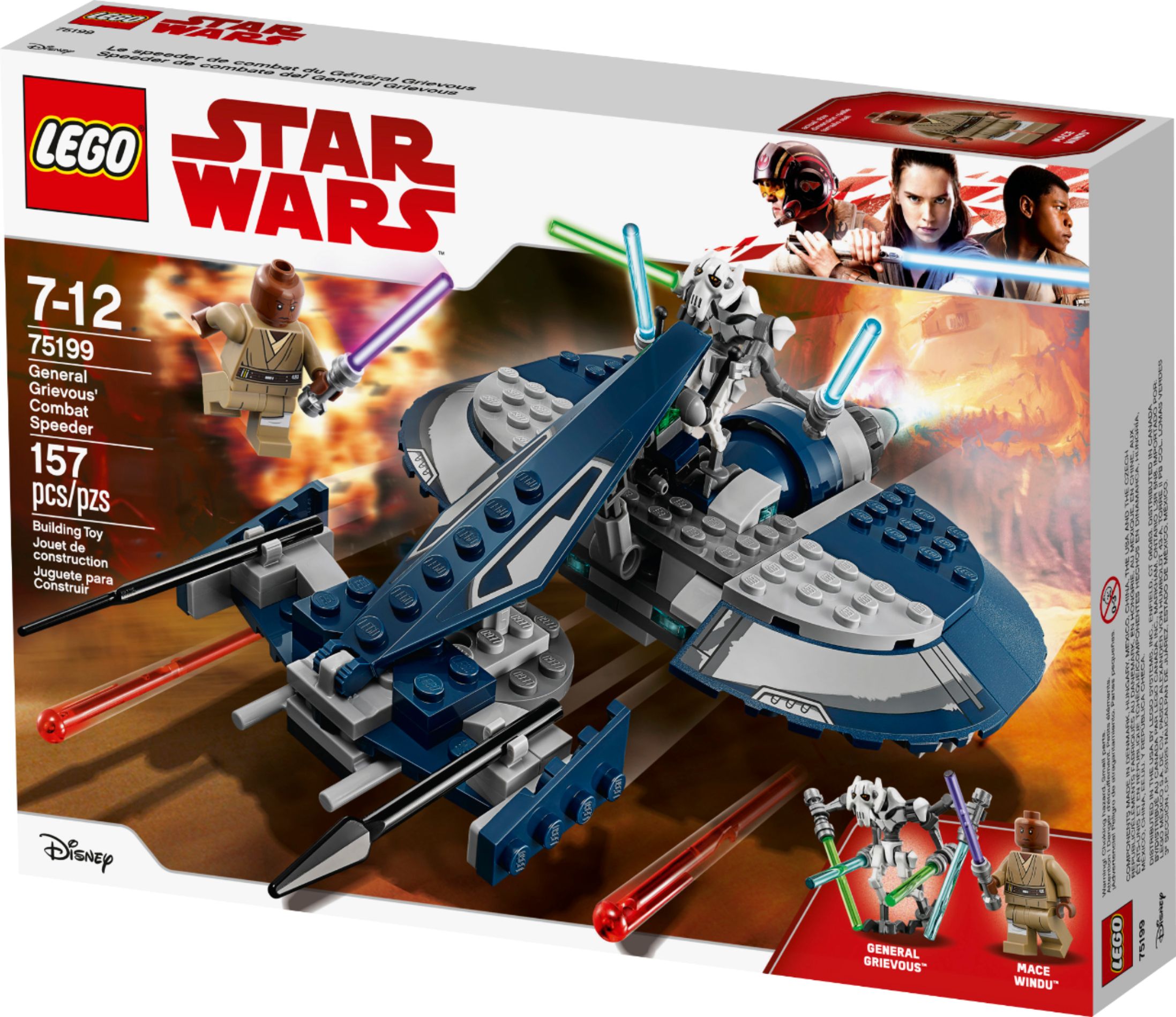 LEGO STAR WARS 75199 General Grievous' Combat Speeder NEW