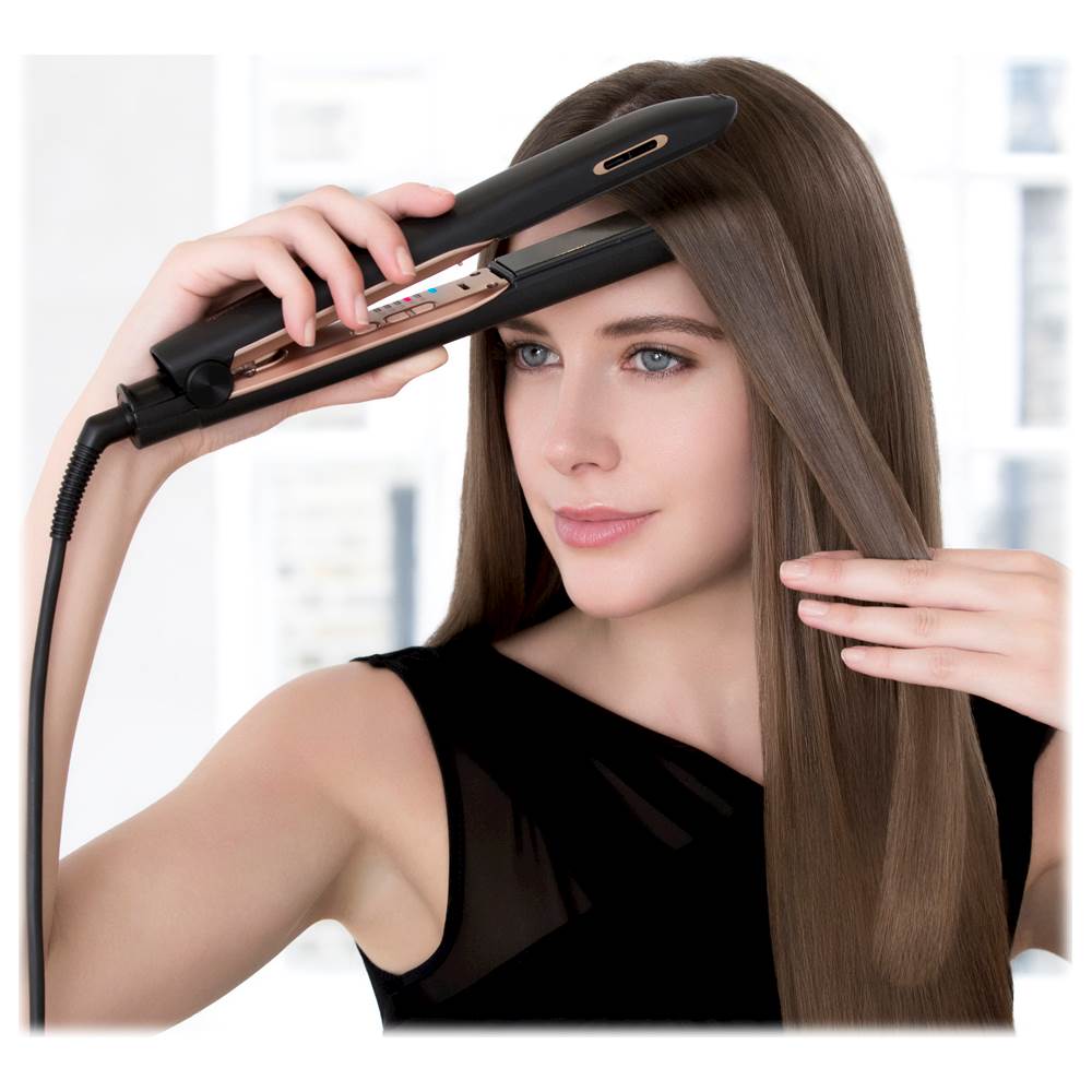 Best Buy: Panasonic Nanoe EH-HS 99 Hair Straightener Black EH-HS99-K