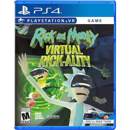 Front. Adult Swim Games - Rick and Morty: Virtual Rick-ality. - M (Mature 17+)