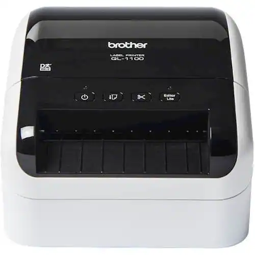 Brother QL 1100 Wide Format, Postage and Barcode Professional Label ...