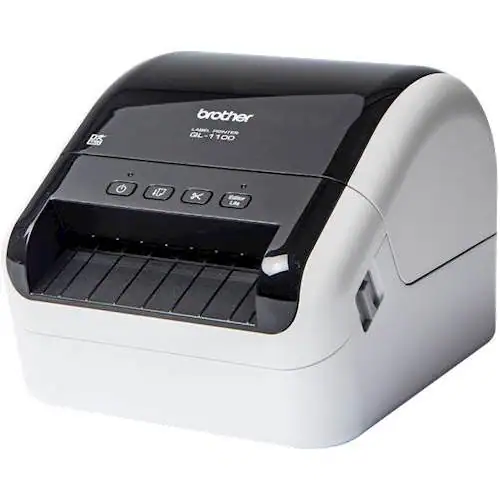 Brother QL 1100 Wide Format, Postage and Barcode Professional Label ...