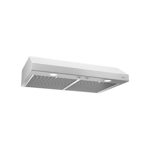 Alt View 12. Broan - Glacier 24" Convertible Range Hood - White.