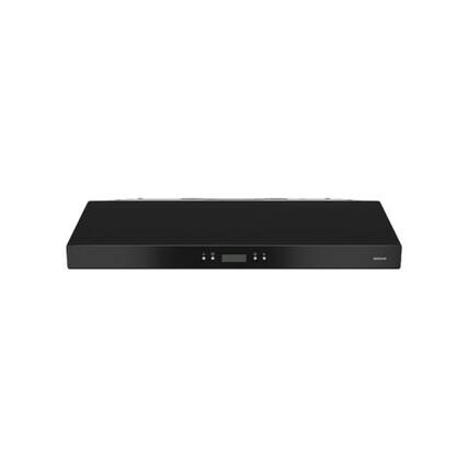 Front. Broan - Glacier 30" Convertible Range Hood - Black.