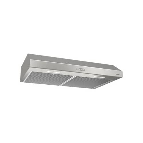 Alt View 12. Broan - Glacier 30" Convertible Range Hood - Stainless steel.